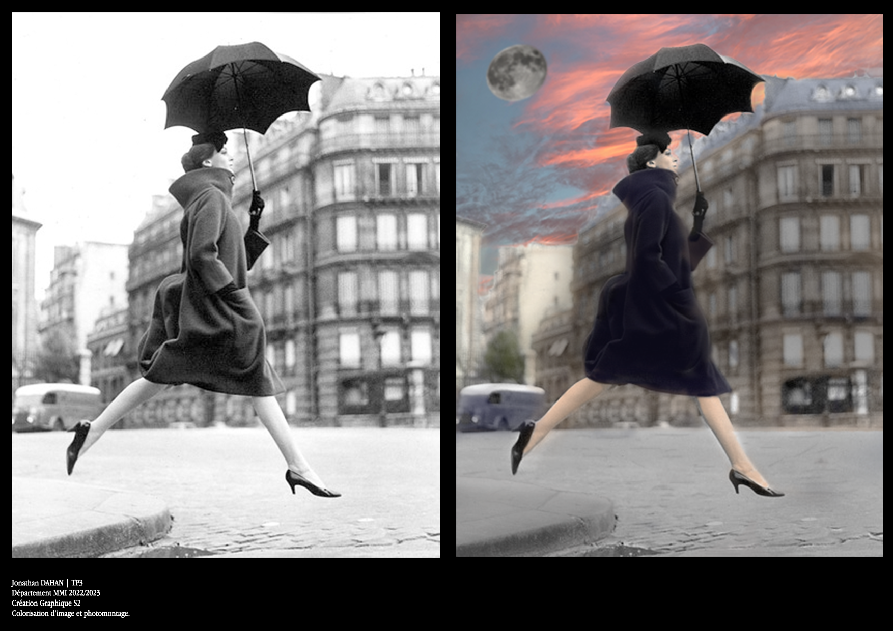 Travail de colorisation